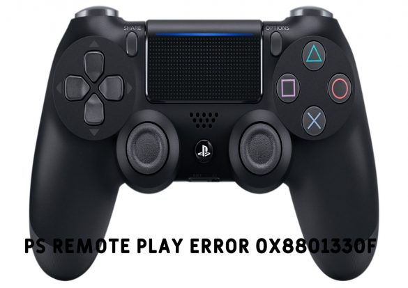 ps remote play error 0x8801330f
