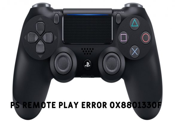 ps remote play error 0x8801330f