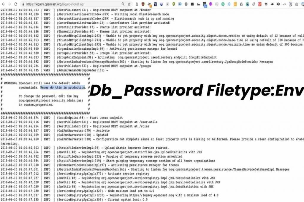 Db_Password Filetype:Env