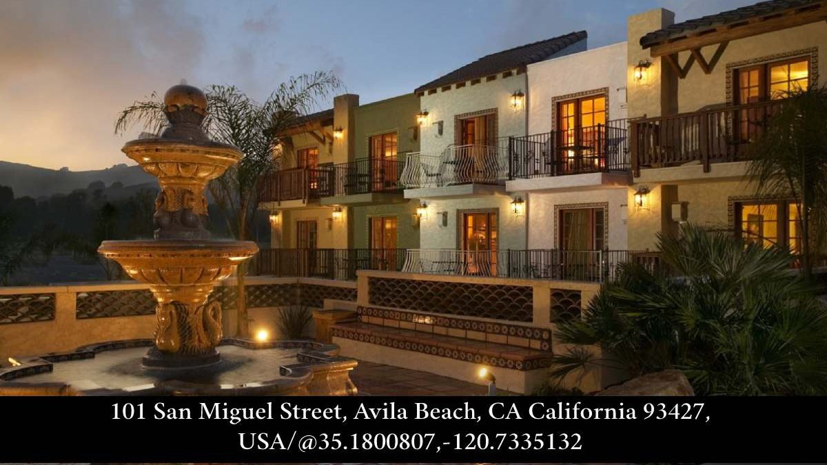 101 San Miguel Street, Avila Beach, CA California 93427, USA/@35.1800807,-120.7335132
