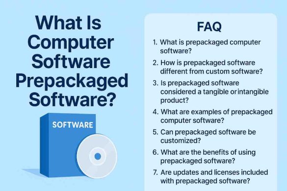 computer software prepackaged