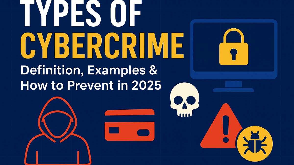 Types of Cybercrime – Definition, Examples & Prevent in 2025